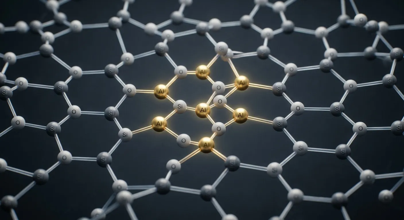 High-resolution microscopic visualization of a quartz atomic lattice with aluminum substitutions